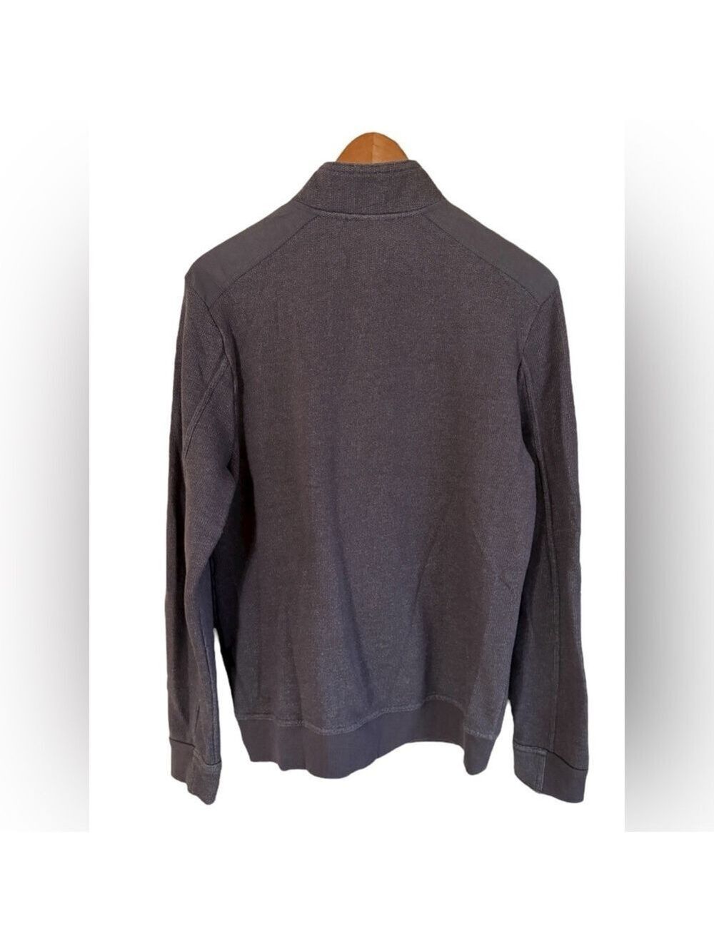 Marc Anthony- Men’s Medium full zip jacket. Dark gray. 2 pockets. Excellent cond - Picture 8 of 11